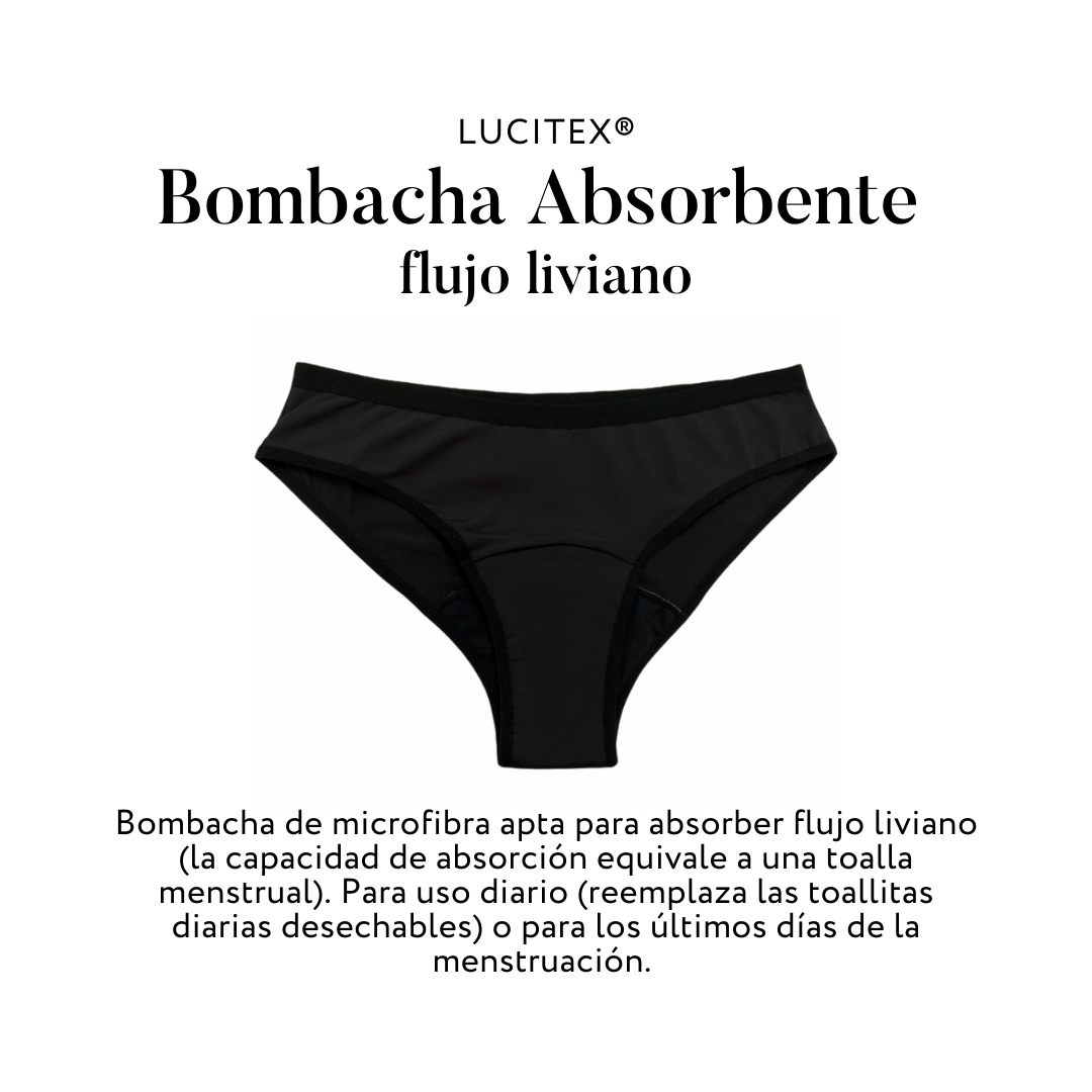 Lucitex® Bombacha Absorbente Flujo Liviano · Ref#6479 - Lucitex