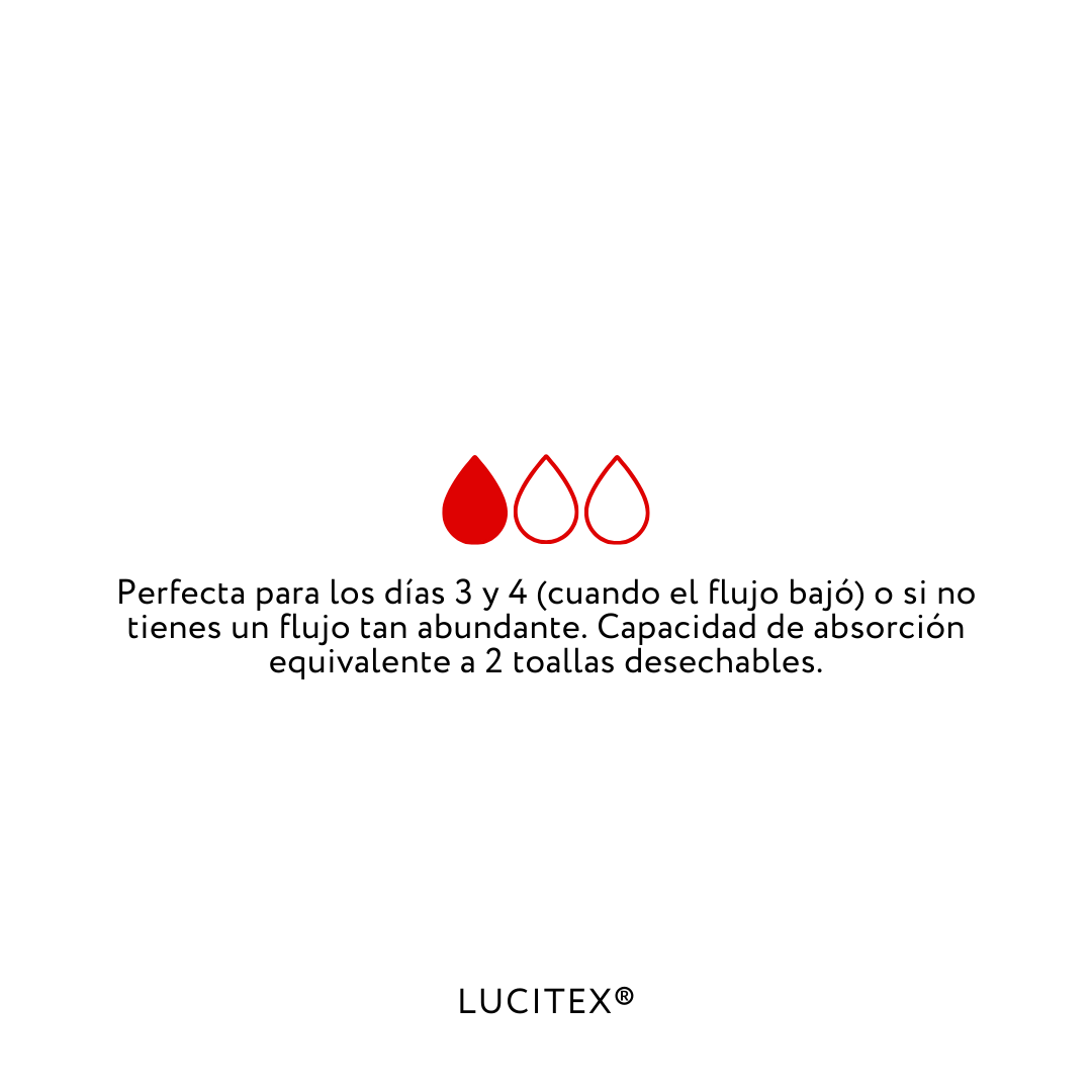 Lucitex® Bombacha Absorbente Flujo Liviano · Ref#6479 - Lucitex