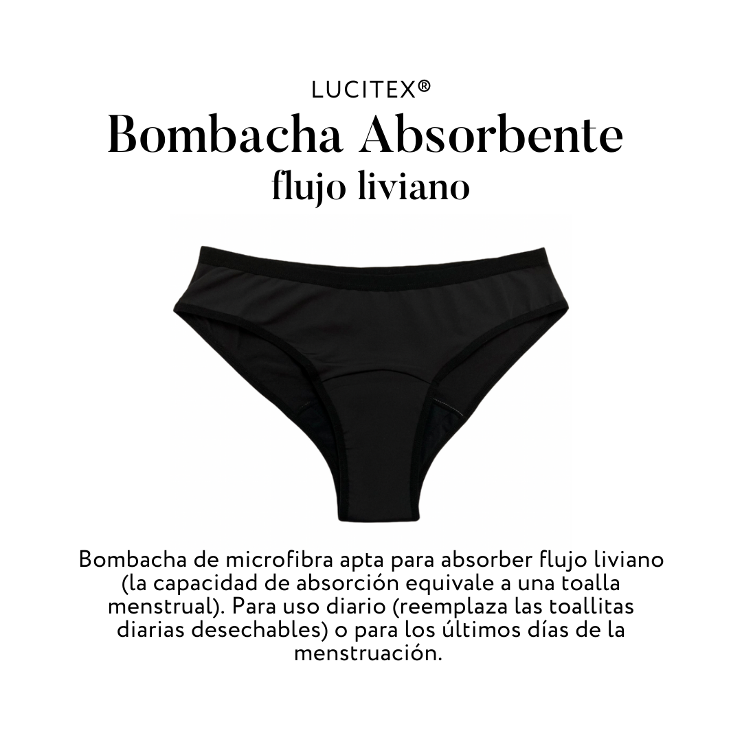 Lucitex® Bombacha Absorbente Flujo Liviano · Ref#6479